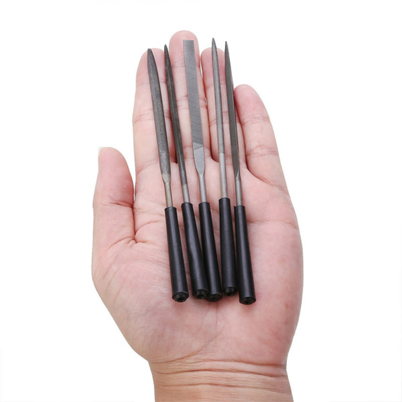 Dimanta adatu vīļu komplekts Rokas instrumenti Juvelieris Dimanta koka griešanai Metāla stikls Akmens amatniecība (1/3/5Gb 140*3mm)