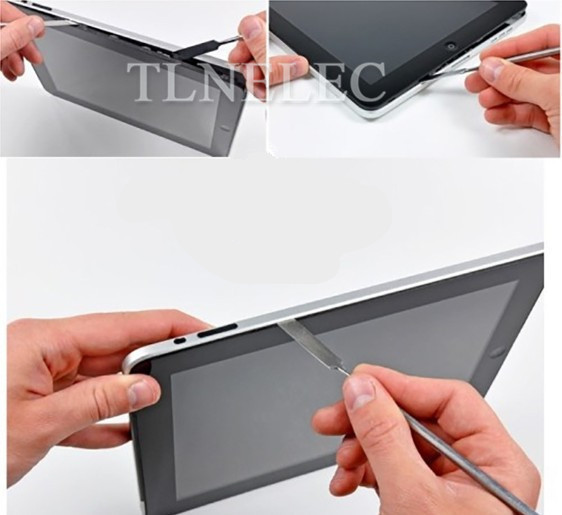 3 viename metalinis bagažinės strypas mobiliojo telefono išmontavimo įrankis, metalinis strypas iš nerūdijančio plieno strypas.