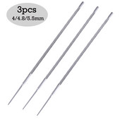 3 kom Okrugle turpije za lančane pile za stolariju Oštrenje lanaca za motorne pile 4/4,8/5,5 mm Pribor za brusni alat za obradu drveta