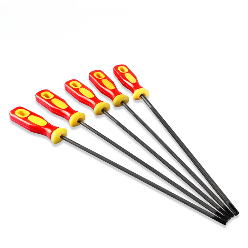 1kom Okrugli visokougljični čelik za oštrenje motorne pile Oštrilo turpije za lanac za obradu drveta Alat za motornu pilu 4/4,8/5,5 mm