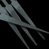 1 DB A/B/C/D acél kétfejű reszelők Gyorsan formáló polírozó csiszolószerszám fa műanyag vakolat alkatrészekhez Durva/finom ívű