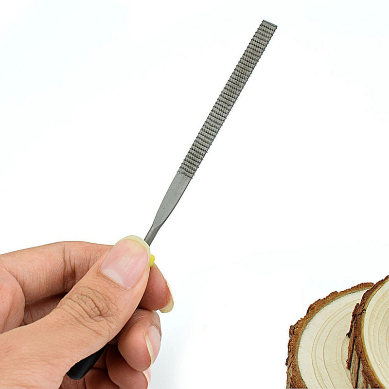 6gab Koka griešanas instrumenti Mini failu komplekts Adatu Rasp pildīšanas rīks Kokapstrādes vīles Hobijs, roku darbs, mapju kartotēka plakana