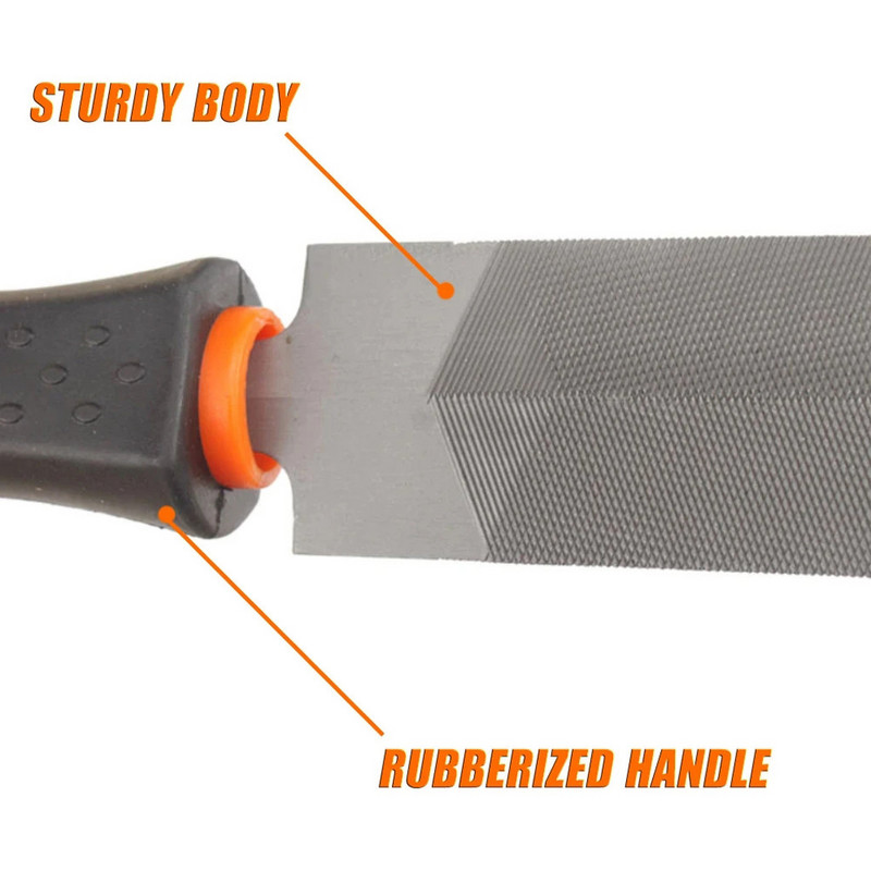 Pilă pentru tăiere T12 Pilă cu răpilă din oțel. Instrument de mână pentru prelucrarea lemnului