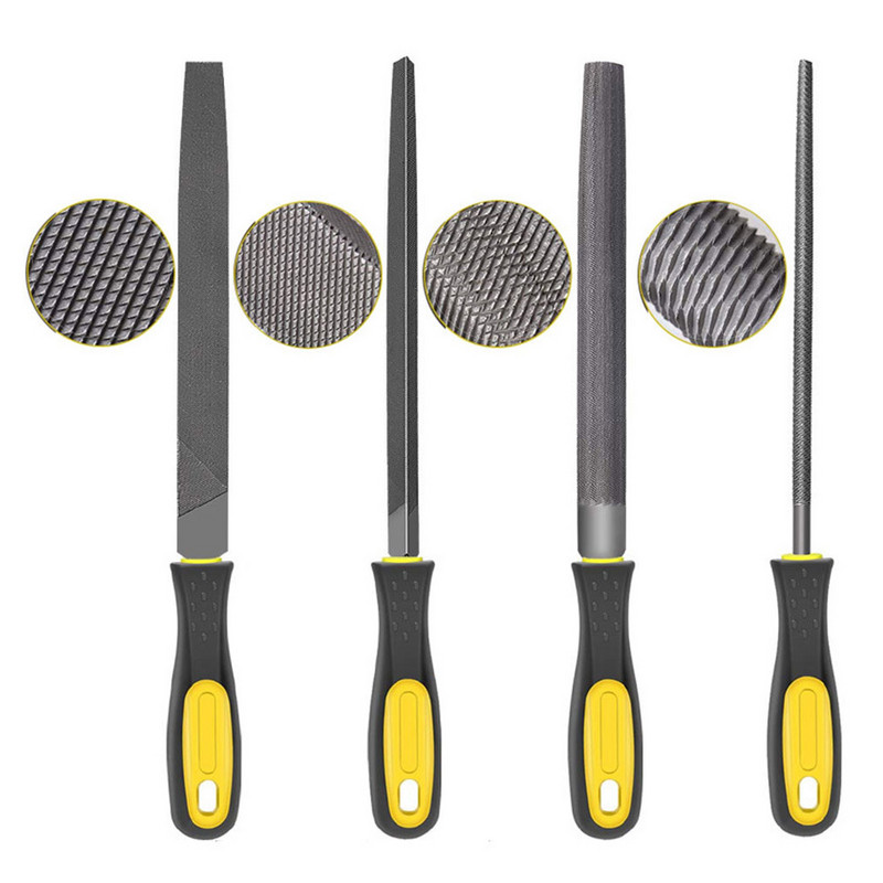 Rašpe za obradu drva s PVC drškom Turpija za uklanjanje brusa za poliranje drva Alat za obradu drveta Polukrug