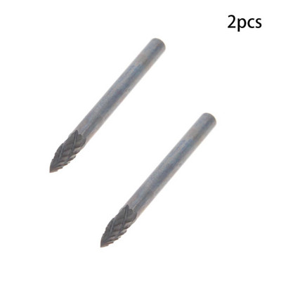 Utoolmart modell 2/3/4/5/6/7 forgó reszelő volfrám acél ötvözet kúpos csiszolófej marófej fafaragás kettős vágás 1-2 db