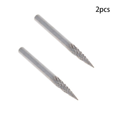 Utoolmart modell 2/3/4/5/6/7 forgó reszelő volfrám acél ötvözet kúpos csiszolófej marófej fafaragás kettős vágás 1-2 db