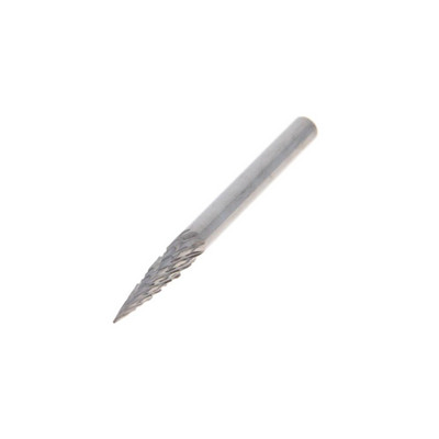 Utoolmart modell 2/3/4/5/6/7 forgó reszelő volfrám acél ötvözet kúpos csiszolófej marófej fafaragás kettős vágás 1-2 db