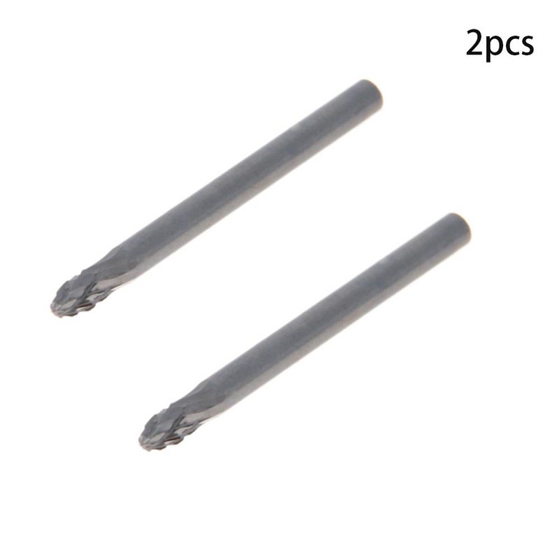 Utoolmart modell 2/3/4/5/6/7 forgó reszelő volfrám acél ötvözet kúpos csiszolófej marófej fafaragás kettős vágás 1-2 db