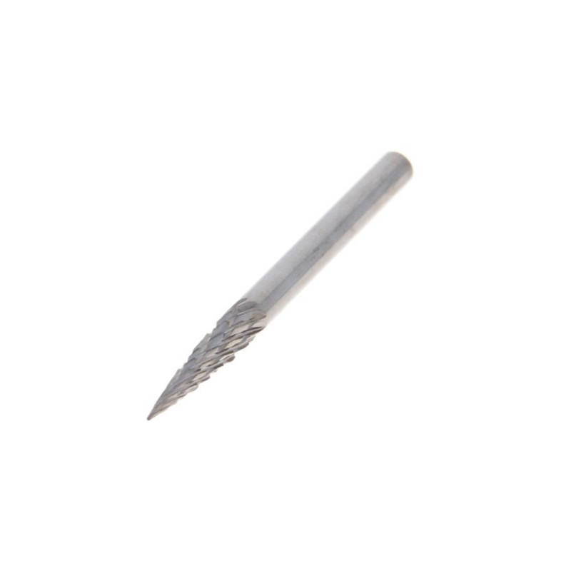 Utoolmart modell 2/3/4/5/6/7 forgó reszelő volfrám acél ötvözet kúpos csiszolófej marófej fafaragás kettős vágás 1-2 db