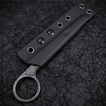 Mini Neck Knife Tactical Camping Outdoor Rescue Survival Fixed Blade Pokcet Knives Εργαλείο EDC με θήκη Kydex,Dropshipping