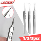 1/2/3 τμχ Αντιστατική τσιμπίδα Γερμανική ευθεία ακριβείας συντήρηση Βιομηχανική επισκευή Σετ εργαλείων φρυδιών DIY τσιμπιδάκι