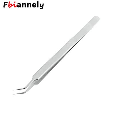 Īpaši precīzas pincetes nerūsējošā tērauda izliektas pincetes knaibles ar smalku galu Knaibles knaibles Tālruņa remonta rokas instrumenti