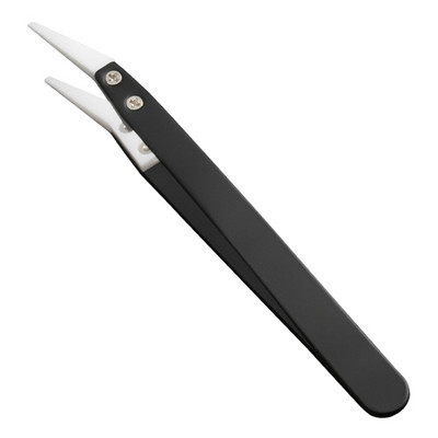 Ηλεκτρονικό τσιμπιδάκι συγκόλλησης 3 πακέτου κεραμικό ίσιο άκρο, κεραμικό τσιμπιδάκι ακριβείας τσοκ αντιστατικό, ανθεκτικό στα αντίστροφα οξέα