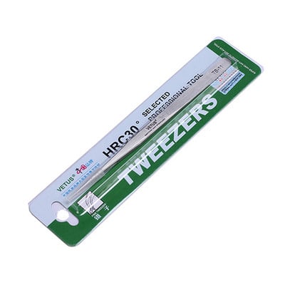 Pensetă de înaltă precizie Pensă Pinzette Oțel inoxidabil Curbat drept VETUS Pensetă TS-11 TS-15