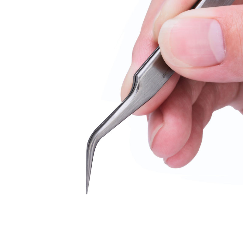 Pensetă de înaltă precizie Pensă Pinzette Oțel inoxidabil Curbat drept VETUS Pensetă TS-11 TS-15