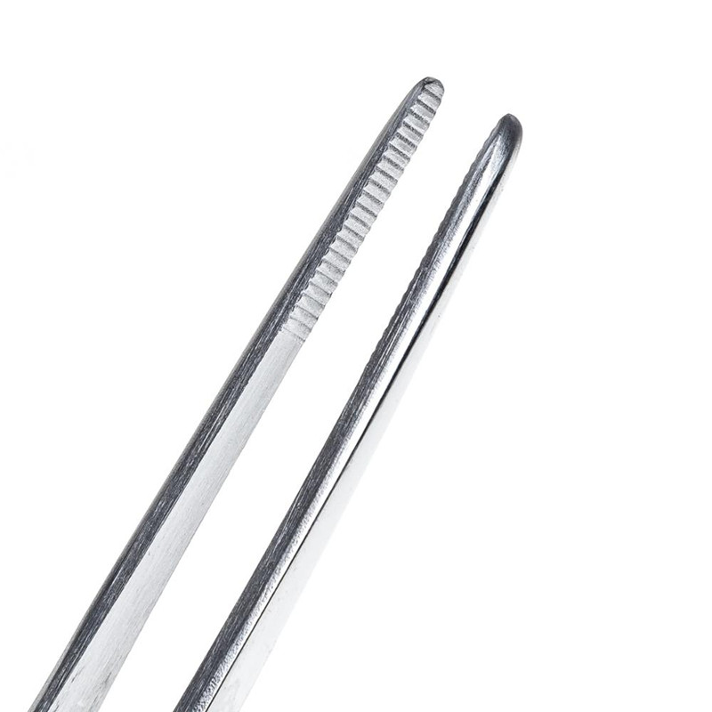 Nerūdijančio plieno 430 antijodo medicininiai pincetai, ilgi tiesūs žnyplės 12,5–30 cm tiesia galva, alkūnė, storina medicinos priemones