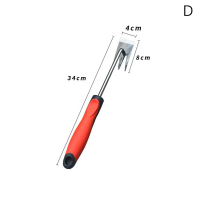 Roostevabast terasest muru juurimise labidas lahtine pinnas Käsitsi rohimine Aia umbrohuti tööriista eemaldamise tõmmits Käsi muru eemaldaja reha