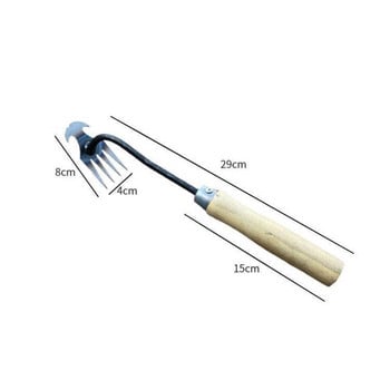 Мотика за плевене на градина Гребла Ферменски инструмент Плевене Артефакт Изкореняване на трева Градинарска мотика Гребла Издърпвач на плевели Градински инструменти