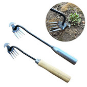 Naujas išraunantis plieninis letenas 4 dantukai ravėjimo įrankiai kaltinis piktžolių naikiklis piktžolių šalinimo įrankis ravėjimo artefaktas