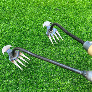 New Rooting Steel Claw 4 Teeth Weeders Weeding Tool Forged Weed Puller Weed Remover Weeding Artifact