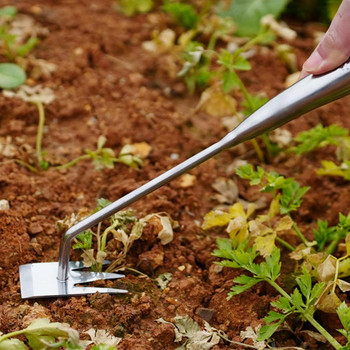ΝΕΑ Ανοξείδωτα Μηχανήματα Κήπου Βοτανοφόρων Χόρτου Χαλαρό Χώμα Αφαίρεση Βοτάνισης Εξολκέας Εργαλεία Κηπουρικής Πολυλειτουργικό Βοτανιστήριο
