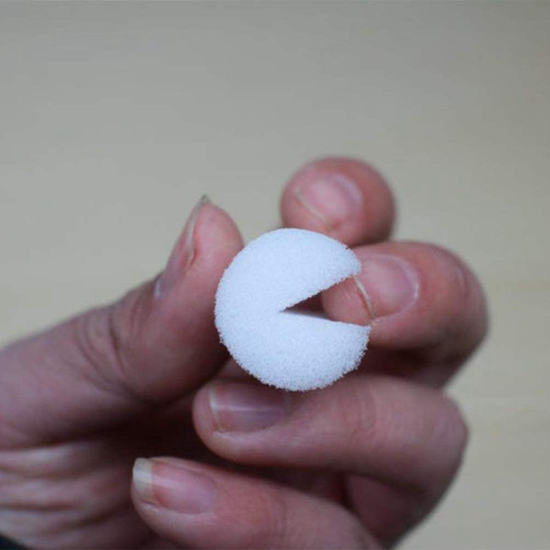 100 tk hüdropooniline käsn, silindriline 19 mm, köögiviljataimede kasvatamiseks võrkpottides, taimede kasvutarvikud