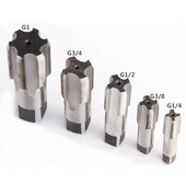 Vamzdžių srieginiai čiaupai Tiesūs grioveliai vandens vamzdžiui G1/4 G3/8 G1/2 G3/4 kištuko dantukai Viela Sraigtinis srieginis rankinis sriegimo įrankis