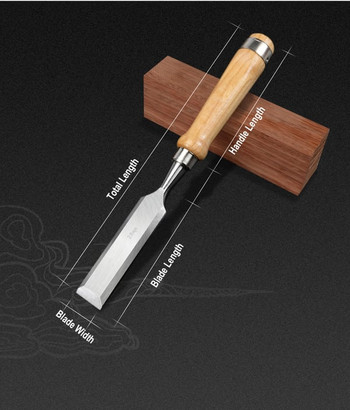1 бр. Дървообработваща плоска лопата Длето за дърво 6 mm ~ 38 mm нож за дърворезба за дърворезба Работещ дърводелец Направи си сам джаджа за дърводелец