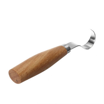 1 брой нож за дърворезба длето за дърворезба комплект инструменти за дървообработване дърворезба резба лъжица за белене кука инструмент за дърворезба