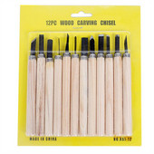 12 gab. Iesācēju koka grebšanas nažu komplekts Rokas griešanas rīku komplekts ekspertiem Skulptūra Galdnieka koka griešanas nazis Kokapstrāde