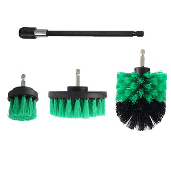 3/4 τμχ/σετ Σετ βούρτσας τρυπανιού Power Scrubber Brush Polisher Kit γυαλίσματος λεκέδων μπάνιου με προέκταση οικιακά εργαλεία καθαρισμού