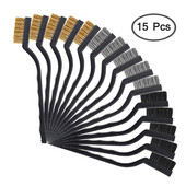 6/10/15 vnt 170 mm mini šepečiai iš nerūdijančio plieno / žalvario / nailono šepetys Dažai Pašalinkite metalą šveitimo poliravimo šlifavimo šepetys