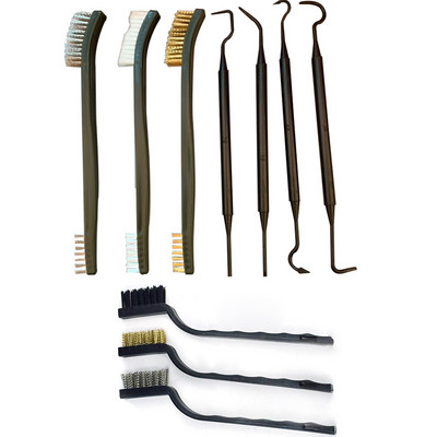 Perie de sârmă de cupru din oțel inoxidabil Perii de dinți Scrub pentru rugină Îndepărtați Set de perii de sârmă Oțel Metal Alamă Nailon Instrumente de curățare
