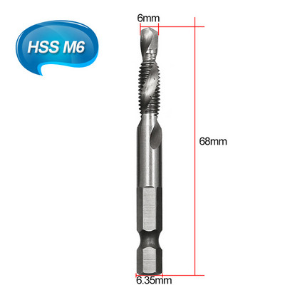 1 kom M3 M4 M5 M6 M8 M10 Metričke navojne navojne nareznice Svrdla HSS 1/4'' šesterokutna navojna navojna navojna navojna navojna navojna navojna navojna navojna nareznica Alati za obradu drveta