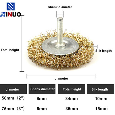 Četka od čelične žice Četke od mjedene čaše/preklopa/olovke Bušilice Rotacijski alati Uklanjanje metalne hrđe Četka za poliranje Alat za uklanjanje rđe