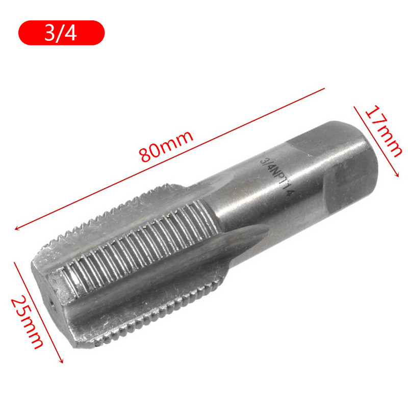 HSS kūginis vamzdžio čiaupas Metalinis sriegis 1/2" 3/4" cilindrinis vamzdžio sriegio čiaupas Vamzdžio sriegio čiaupas G sriegio sriegis Sriegis