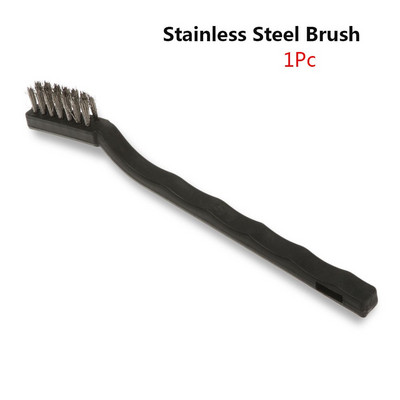 Stiepļu suka rokas tērauda misiņa neilona metāla rūsas krāsas noņemšanas līdzeklis virsmas tīrīšanai, nerūsējošā tērauda daudzfunkcionāls grila tīrīšanas rīks