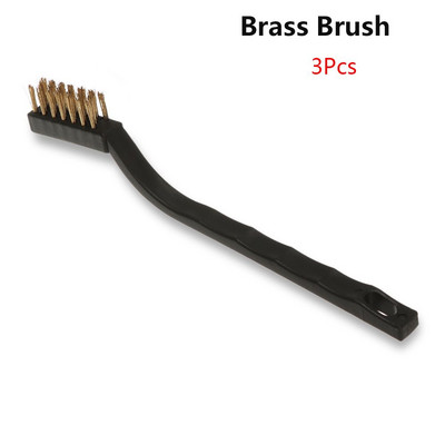 Stiepļu suka rokas tērauda misiņa neilona metāla rūsas krāsas noņemšanas līdzeklis virsmas tīrīšanai, nerūsējošā tērauda daudzfunkcionāls grila tīrīšanas rīks