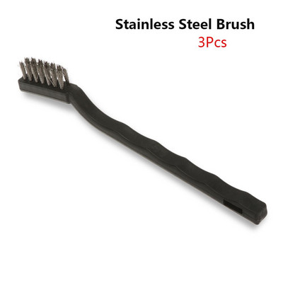 Stiepļu suka rokas tērauda misiņa neilona metāla rūsas krāsas noņemšanas līdzeklis virsmas tīrīšanai, nerūsējošā tērauda daudzfunkcionāls grila tīrīšanas rīks