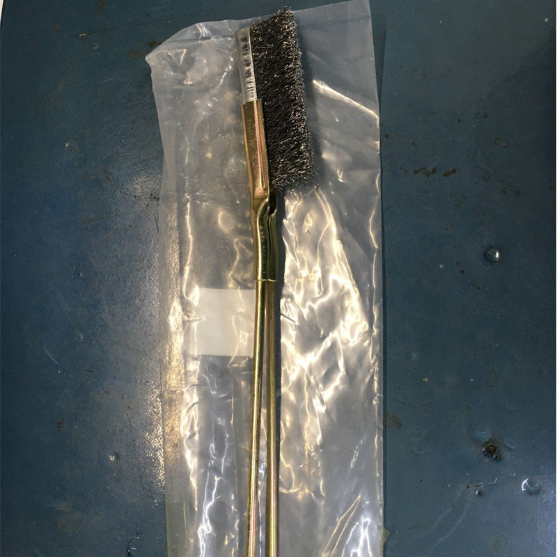 Curbat/Drept Oțel Moale Perie Bonsai Instrument de curățare a grădinii Unelte de mână Perii pentru îndepărtarea ruginii sigure și ecologice