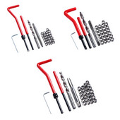 30PCS M5/M6/M8 uzgriežņu atslēgas griežamā urbja komplekts Vītņu labošanas rīku komplekts bojātu vītņu atjaunošanai Uzgriežņu atslēga ātrgaitas tērauda skrūvju uzgalis