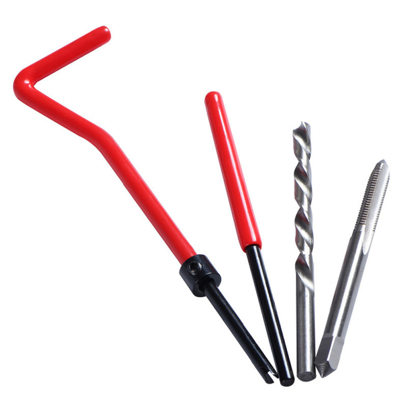 30PCS M5/M6/M8 uzgriežņu atslēgas griežamā urbja komplekts Vītņu labošanas rīku komplekts bojātu vītņu atjaunošanai Uzgriežņu atslēga ātrgaitas tērauda skrūvju uzgalis