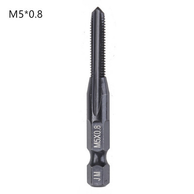 Robinet cu filet pentru mâna stângă placat cu titan M3 M4 M5 M6 M8 M10 M12 Robinet metric pentru mână