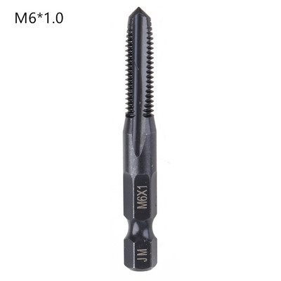 Robinet cu filet pentru mâna stângă placat cu titan M3 M4 M5 M6 M8 M10 M12 Robinet metric pentru mână