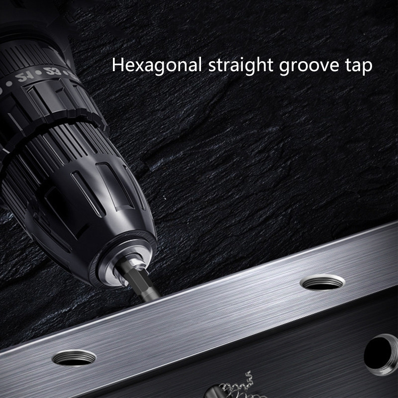 Robinet cu filet pentru mâna stângă placat cu titan M3 M4 M5 M6 M8 M10 M12 Robinet metric pentru mână