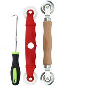 Ekrano įrankis Ekrano ritinėlio įrankis su guolio įpjovos įrankiu, ekrano taisymo įrankio įpjovos volelis durų ekranų langui montuoti