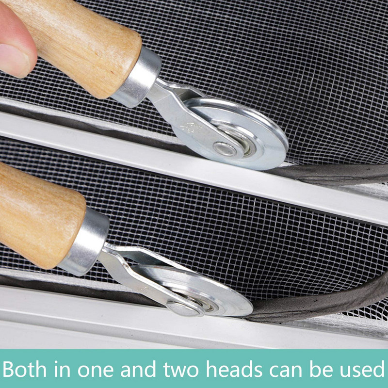 Ekrano įrankis Ekrano ritinėlio įrankis su guolio įpjovos įrankiu, ekrano taisymo įrankio įpjovos volelis durų ekranų langui montuoti