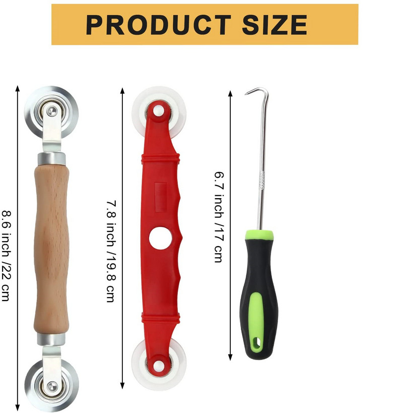 Ekrano įrankis Ekrano ritinėlio įrankis su guolio įpjovos įrankiu, ekrano taisymo įrankio įpjovos volelis durų ekranų langui montuoti