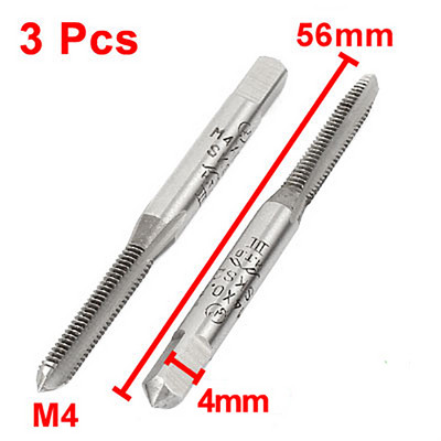 3 gab. M5x0,8 mm Metriskie vītņu krāni Skrūvējamā urbja uzgaļu komplekts Taisns Flute Taps Taps Rokas instrumenti 3 Flutes Apakšējā konusveida roka