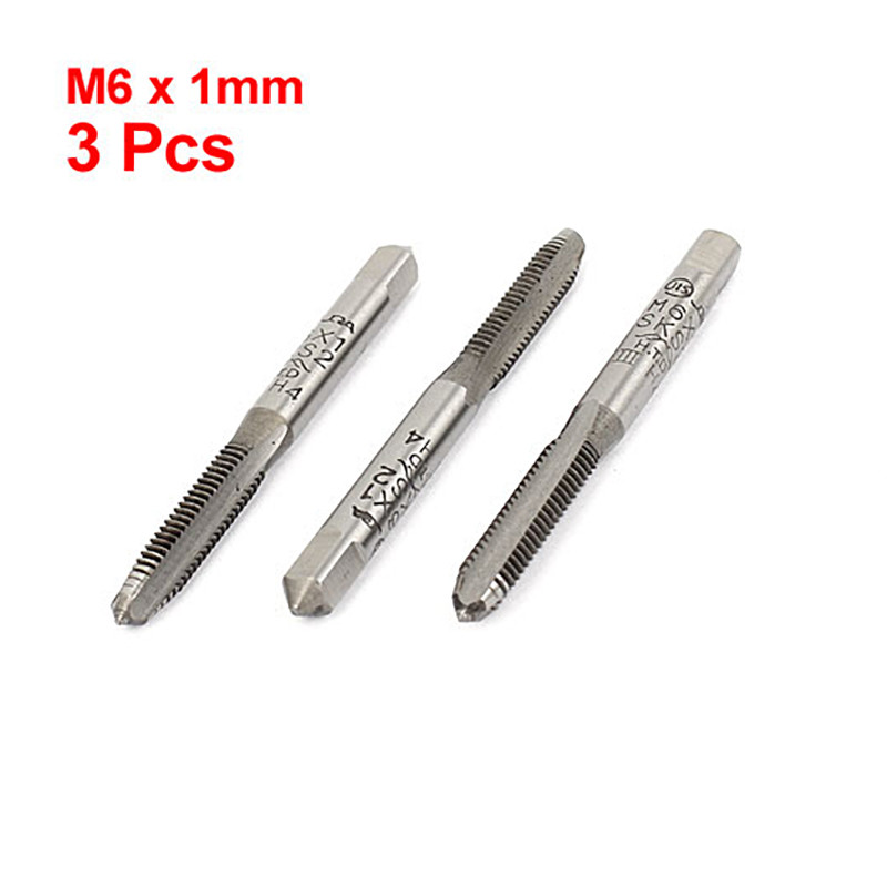 3 gab. M5x0,8 mm Metriskie vītņu krāni Skrūvējamā urbja uzgaļu komplekts Taisns Flute Taps Taps Rokas instrumenti 3 Flutes Apakšējā konusveida roka